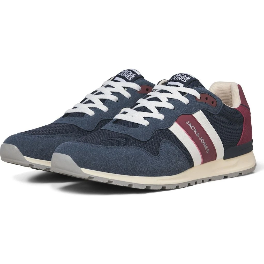 Jack & Jones JFWStellar Sneaker - Mørkeblå/Carminrød/Hvid