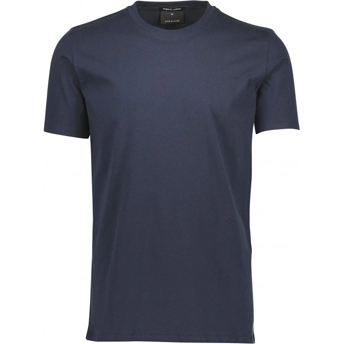 Junk de Luxe T-shirt i Navy med rund hals | Relaxed fit