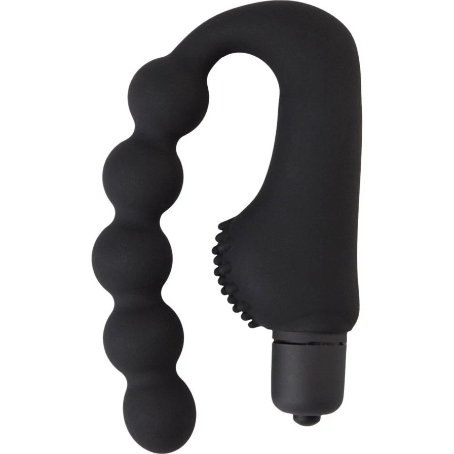 Axus Lite Prostata Vibrator - Sort med 5 kugler