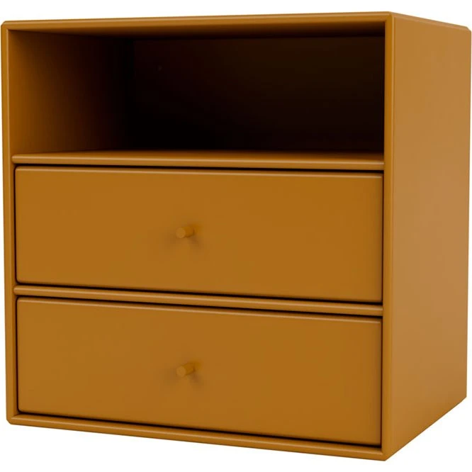 Montana Mini 1006 Modul med 2 skuffer - Amber