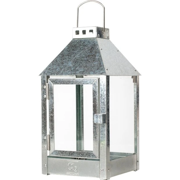 A2 Living Galvaniseret Lanterne - 17 x 17 x 33,5 cm