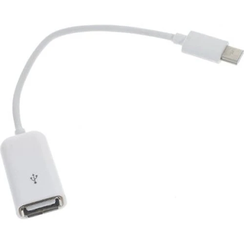 USB 3.1 Type-C til USB 2.0 A OTG-kabel - Hvid