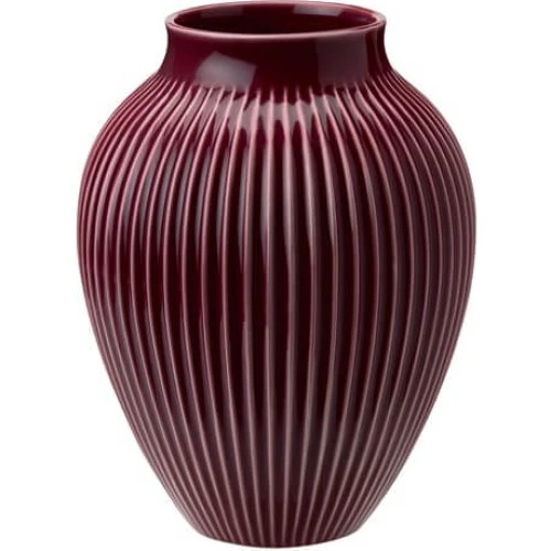 Knabstrup Vase med riller Berry - 20 cm