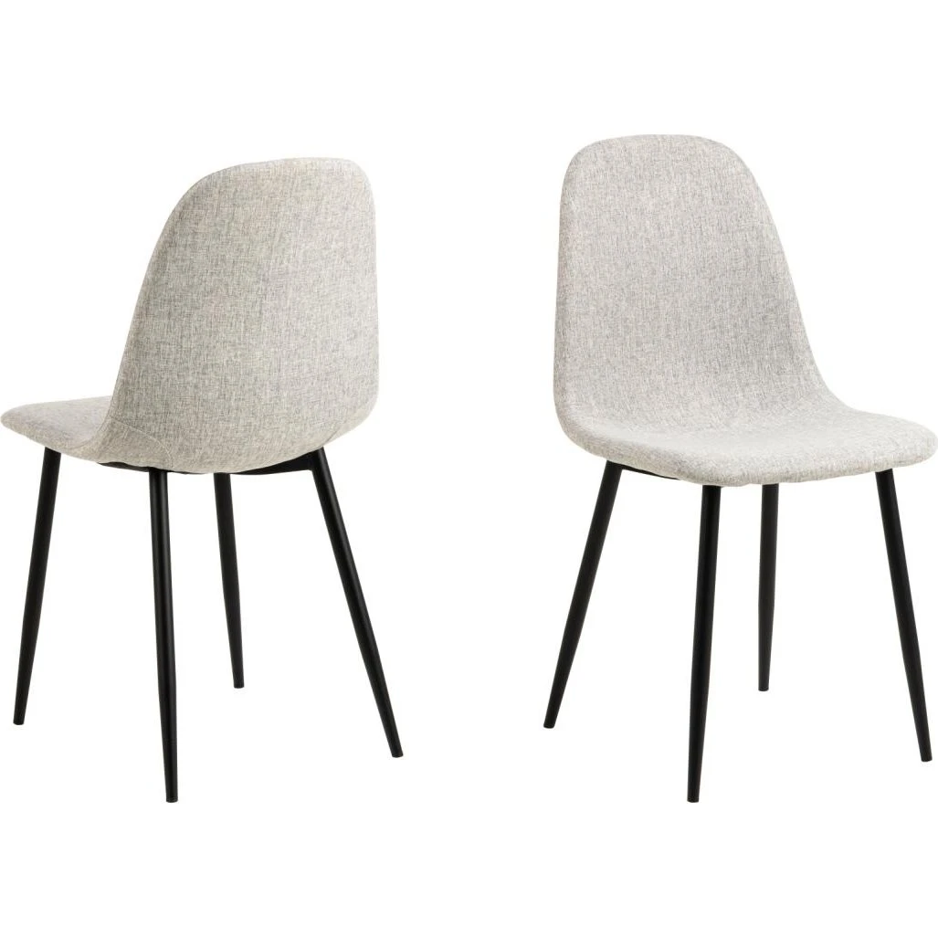 AC Design Furniture Celia Spisebordsstol - 4-pak - Grå