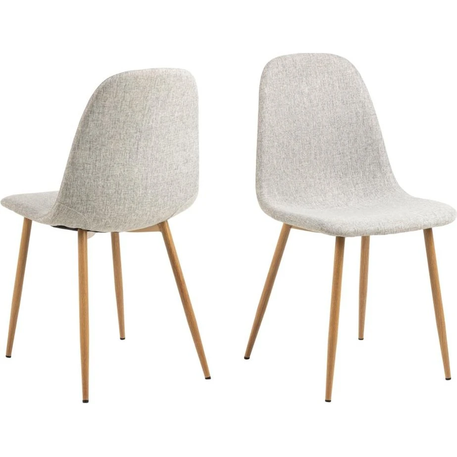 AC Design Furniture Celia spisebordsstol, 4-pak - Grå