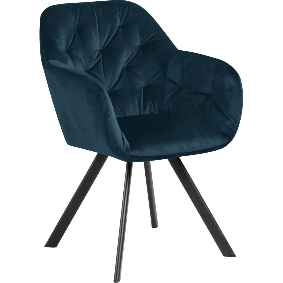 AC Design Furniture Lola spisebordsstol med armlæn - Blå