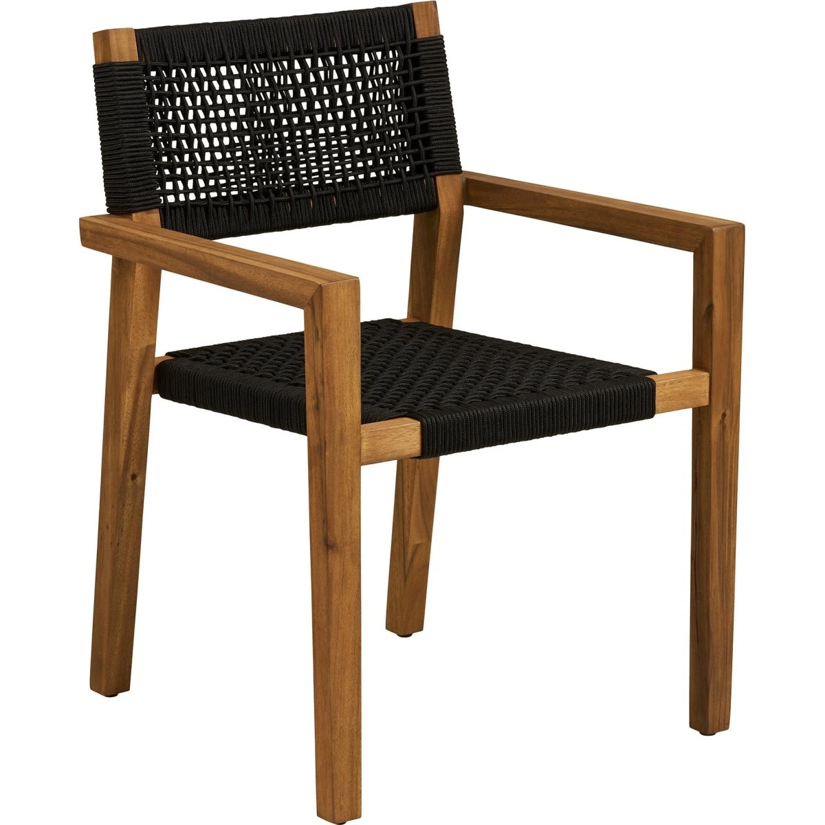 House Nordic Anzio Spisebordsstole - Akacie/Polyester - 2 stk.