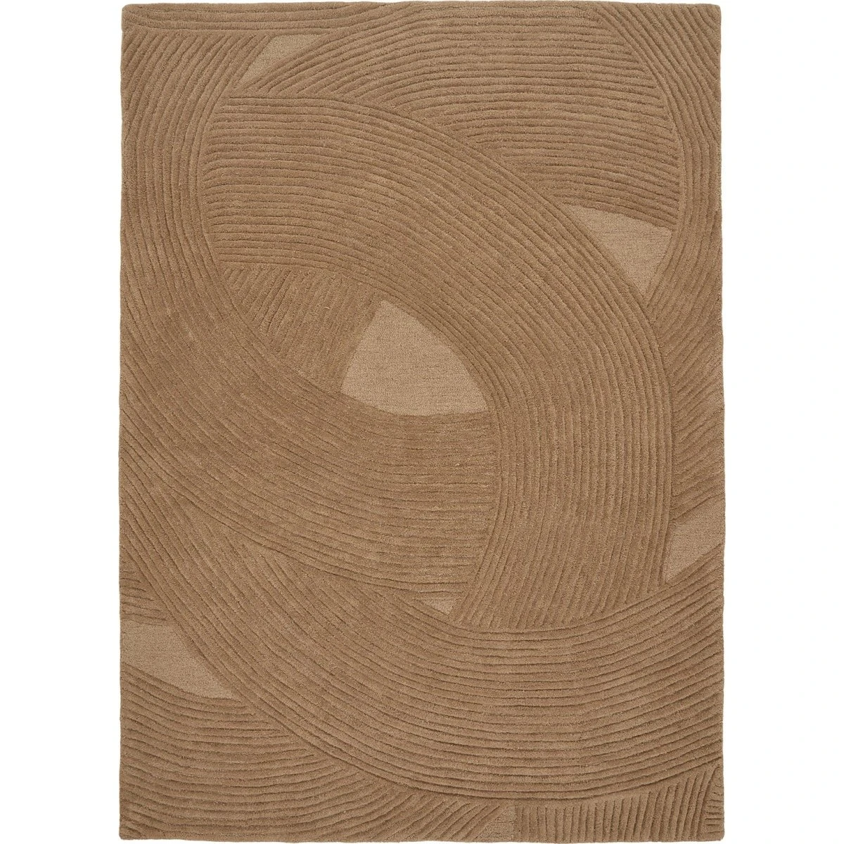 House Nordic Pune Tæppe - Håndtuftet Brun 160x230 cm