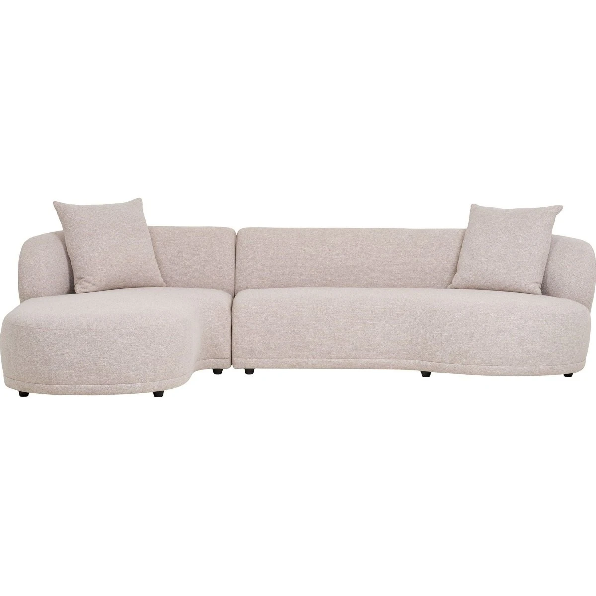 House Nordic Kingston Sofa - Venstrevendt - Natur - 294x90/175x69 cm