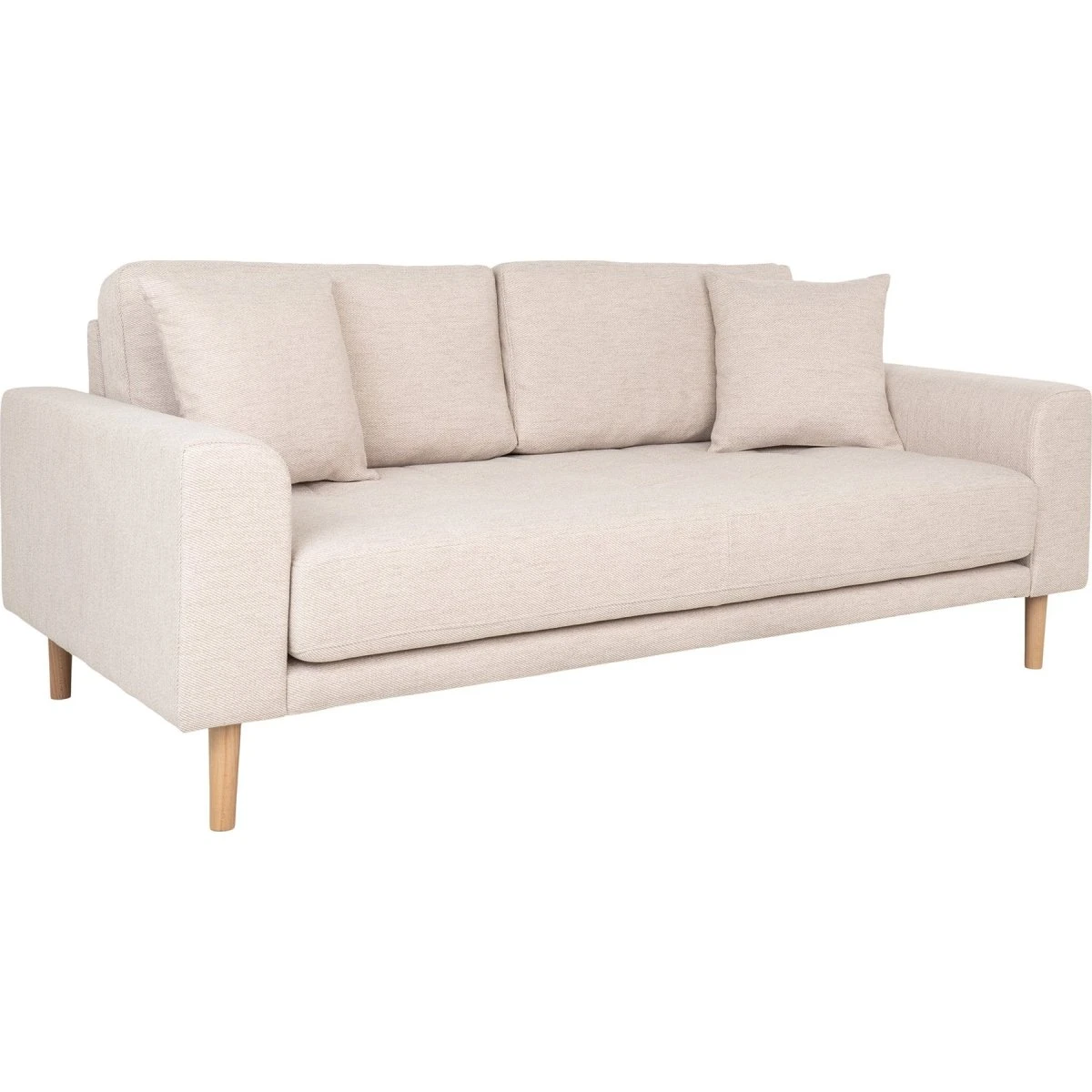 House Nordic Lido 2,5-personers sofa - Sand med naturtræben