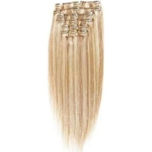 Fashiongirl Remy Clip-on Extensions #27/613 Lysblond Mix 50 cm