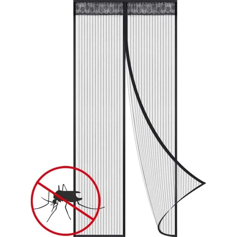 Magnetisk myggenet til dør - 100x210 cm