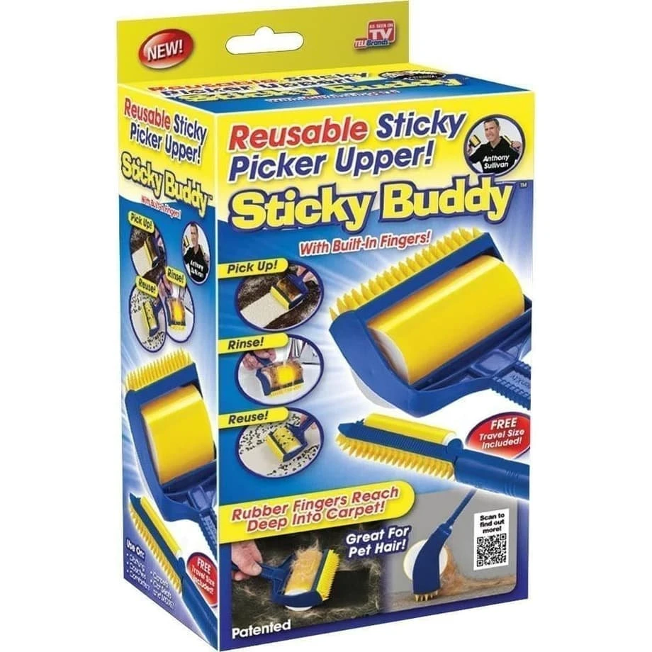 StickyClean Fnugrulle & Støvfjerner Sæt