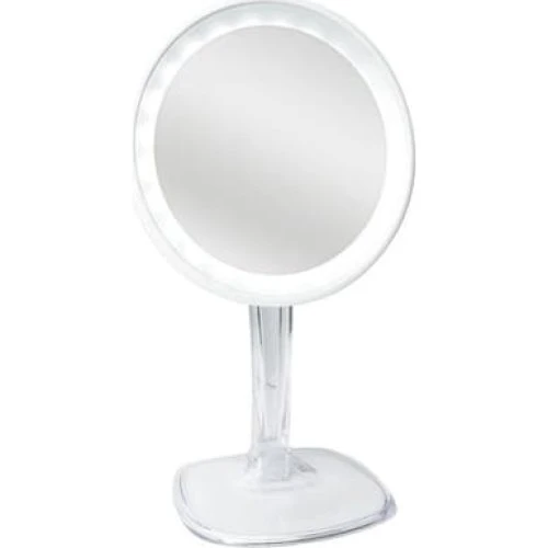 UNIQ HALO Genopladeligt LED Makeup Spejl med 10x Forstørrelse - Hvid