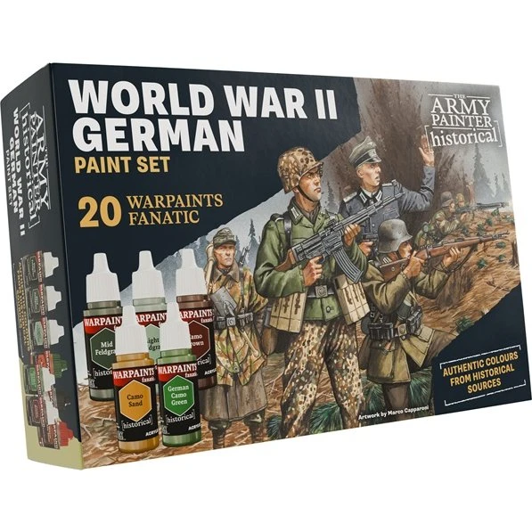 Army Painter Warpaints Fanatic WWII German Paint Set WP8083