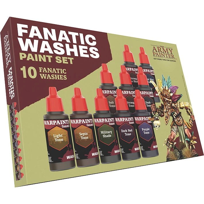 Army Painter Warpaints Fanatic Washes Paint Set WP8068