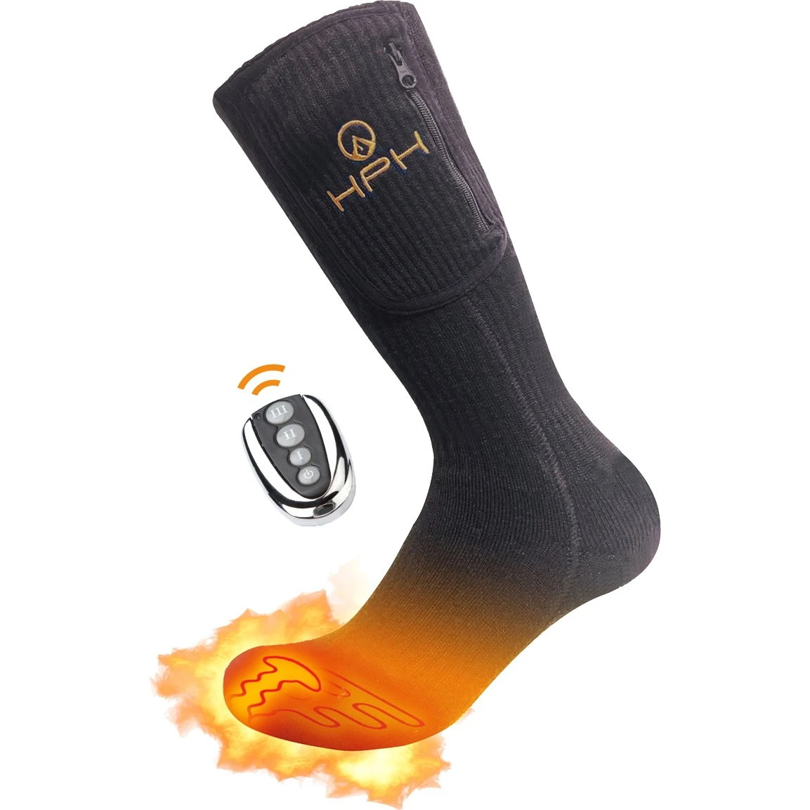 Happyhot Merino Varmesokker Premium 2.0 Kort m. Elvarme