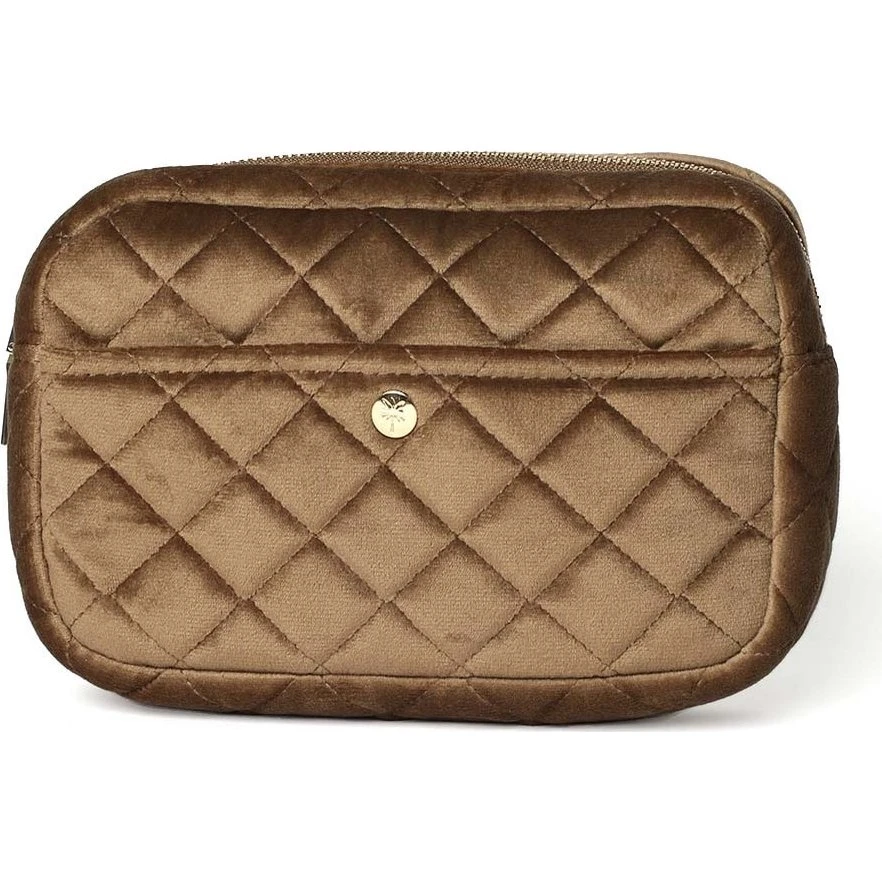 Fan Palm Beauty Bag Hazelnut Medium