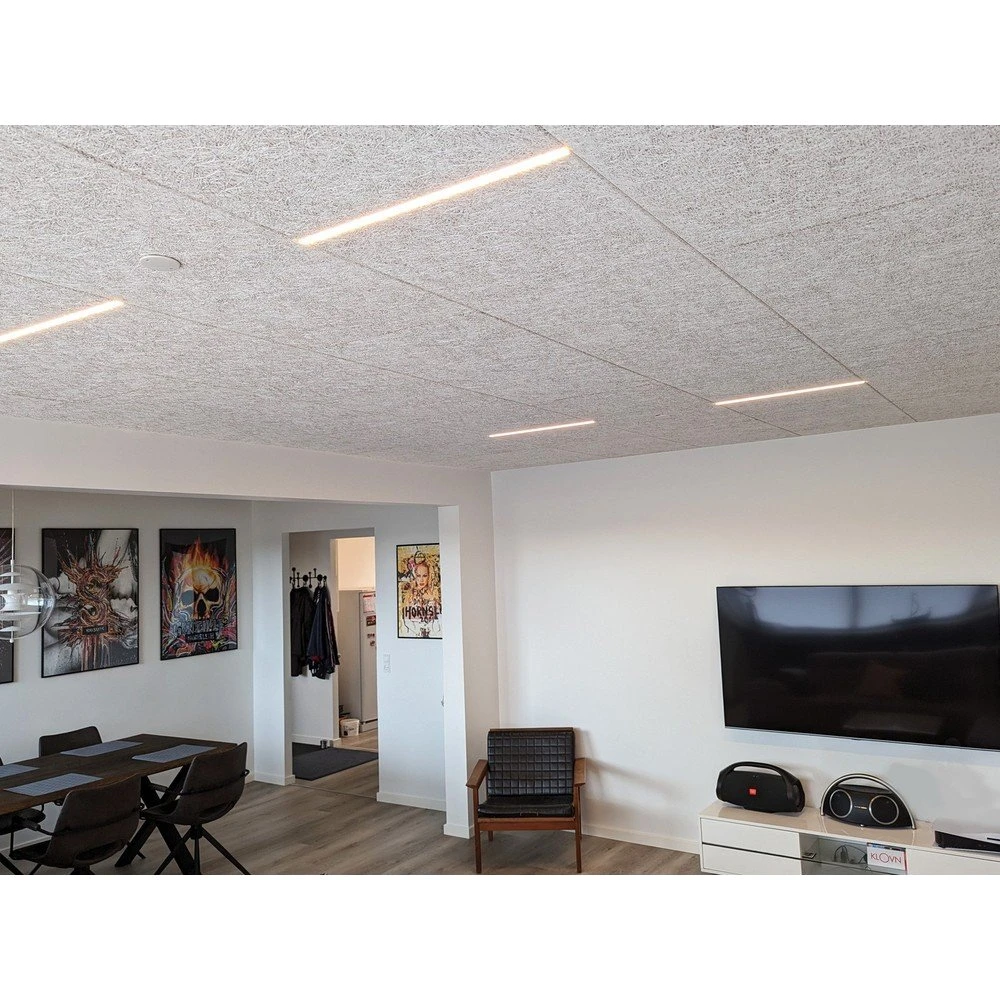 Troldtekt Akustilight LED Skinnesæt 3x60 cm - Varm hvid
