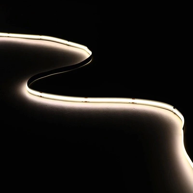 10m COB LED Strip 24V - 12W/m, RA95, Kold Hvid, 480 LED/m