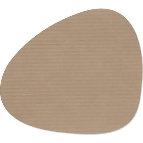 LIND DNA Dinner Mat Curve Corduroy - Clay Brown