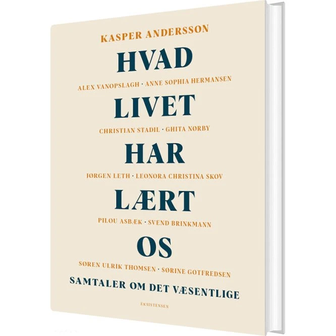 Hvad livet har lært os – Kasper Andersson (hardcover)