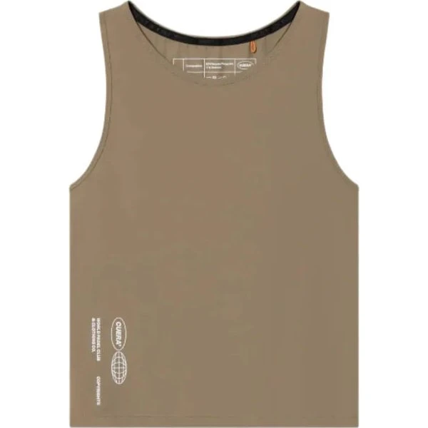 Cuera Oncourt Cropped Tank Top (Walnut) - S