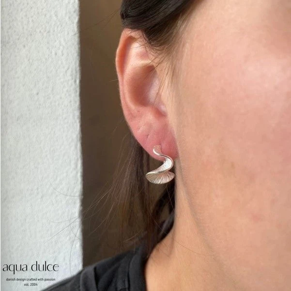 Aqua Dulce Rhumba Hoops Sølv 20mm