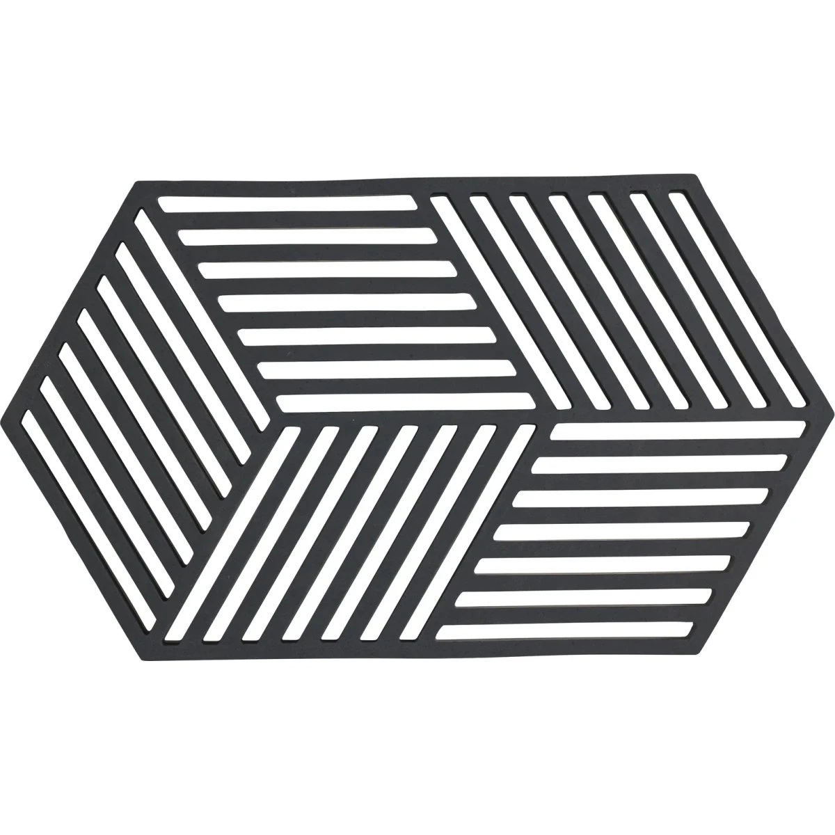 Zone Denmark Hexagon Grydelap Sort 24 cm