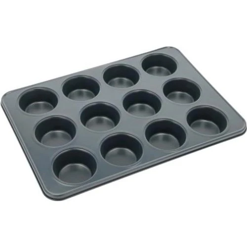 Blomsterbergs Muffinform til 12 stk. i Latte - Non-stick stål
