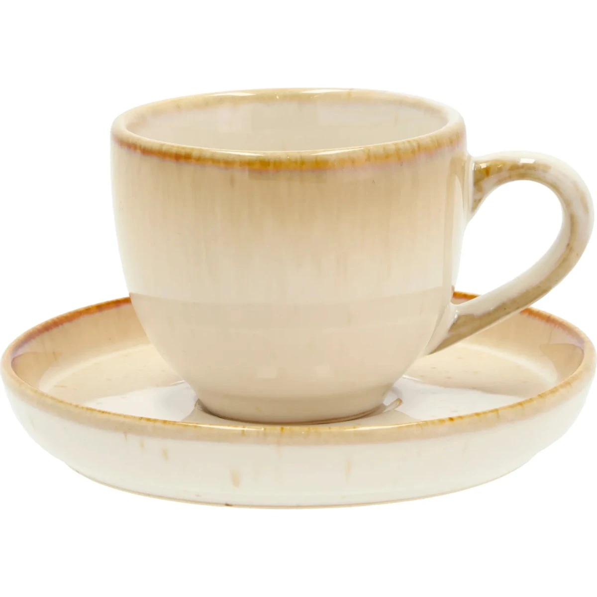 Bitz Bitz Gastro Espresso med underkop, 7 cl, Gråhvid