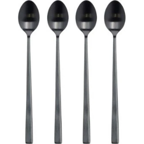 Bitz Latteske 20cm - 4 stk. i sort mat stål
