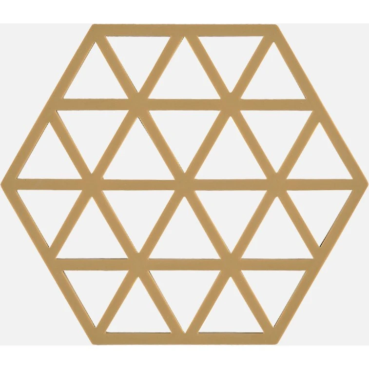 Zone Denmark Triangles Bordskåner - Khaki 14x16 cm