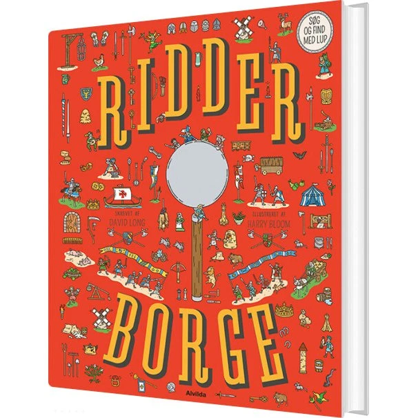 Ridderborge – Søg og find med lup (hardcover)