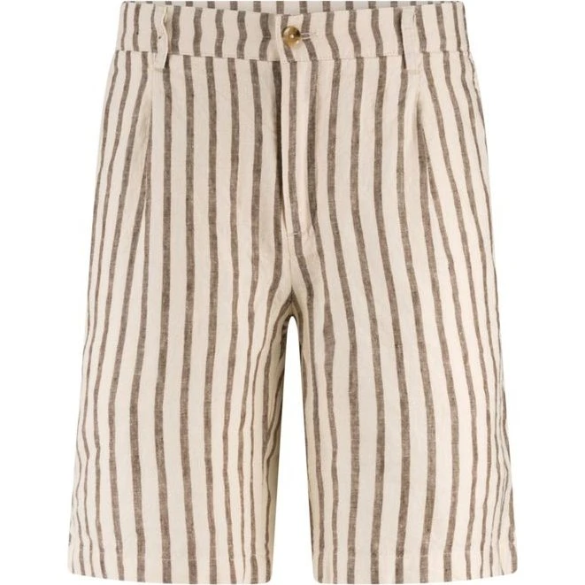 Born With Appetite Clark Shorts i stribet hør