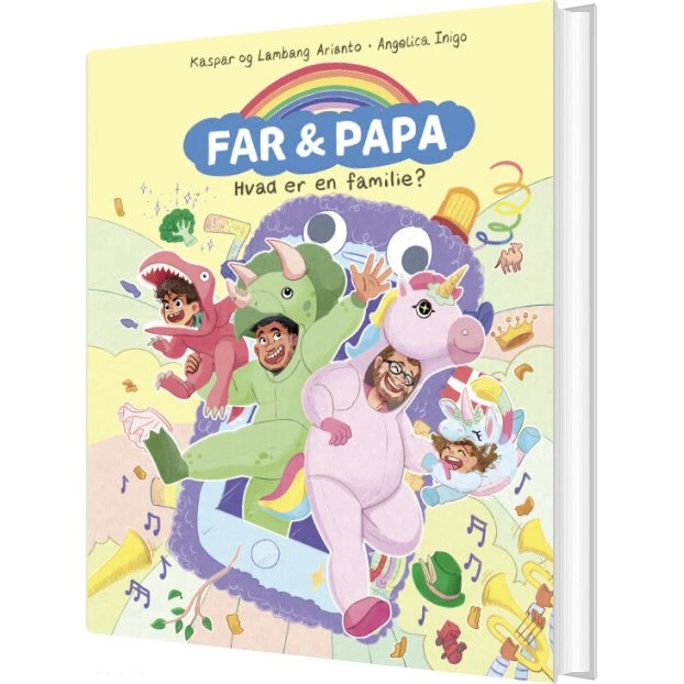 Far & Papa: Hvad er en familie? – Børnebog (Hardcover)