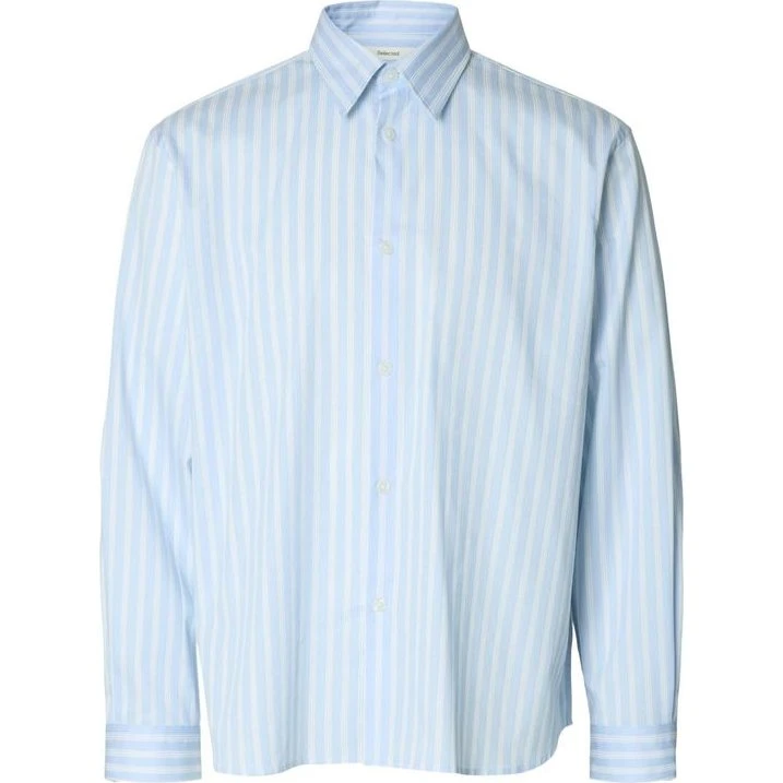 SLHRLXGEORGE DOBBY LS SHIRT