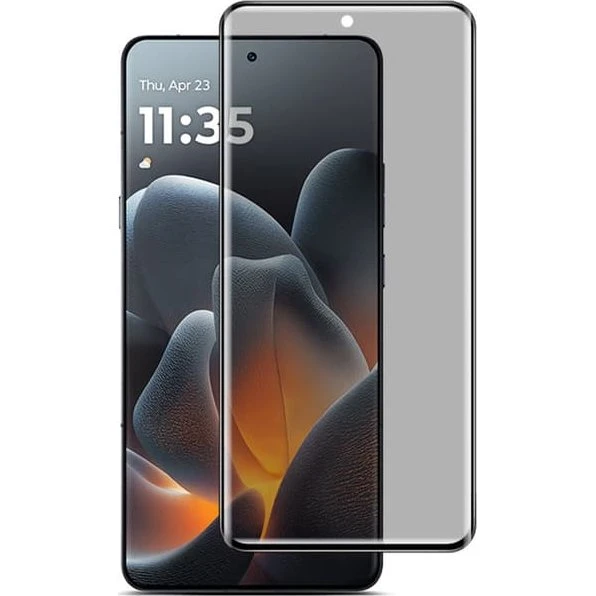 IMAK Anti-Spy Skærmbeskytter til Motorola Edge 70 Ultra 5G - Sort
