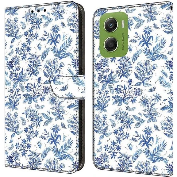 Wonderland Motorola Moto G06 Flip Etui - Blomstereng