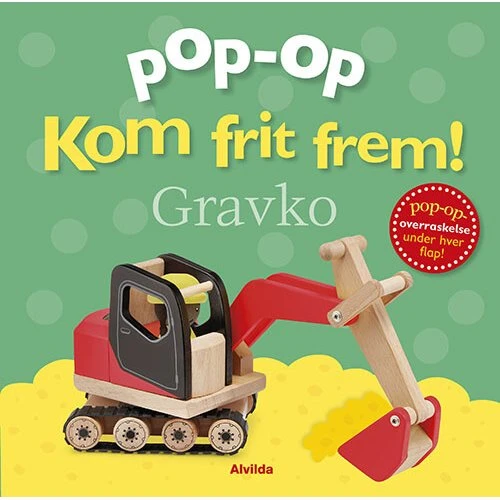 Kom frit frem – Gravko: Pop-up papbog for børn