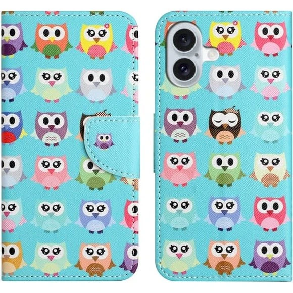 Wonderland iPhone 17 Flip Etui - Ugler