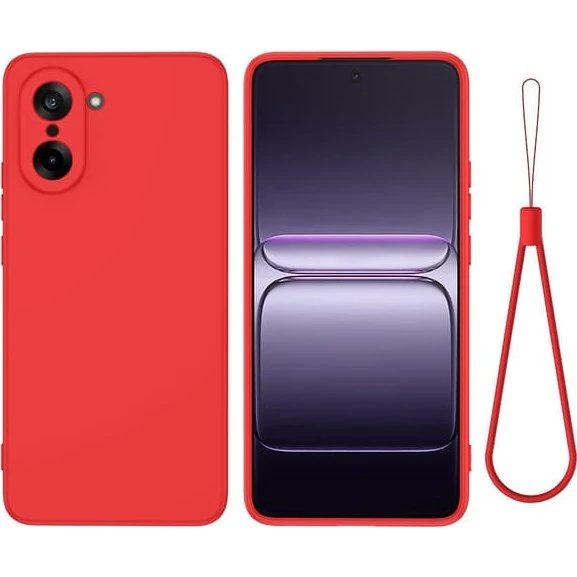 OnePlus Nord CE5 Matte Liquid Silikone Cover - Rød