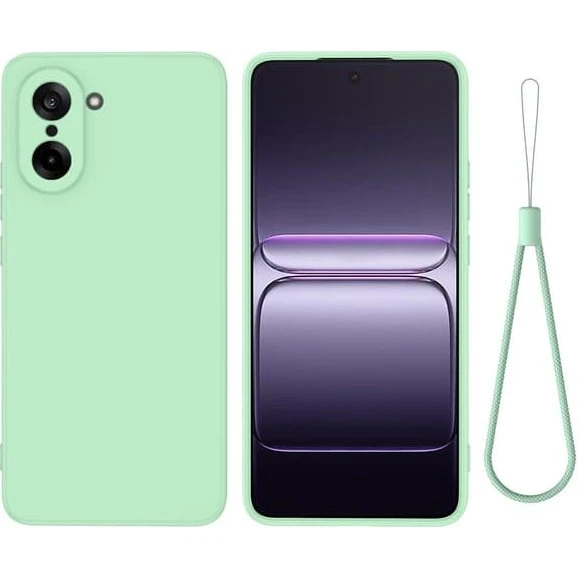 OnePlus Nord CE5 Matte Liquid Silikone Cover - Grøn