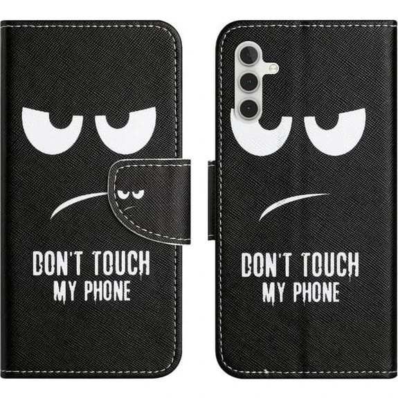 Wonderland Samsung Galaxy A56 / M56 Flip Etui - Rør Ikke Ved Min Telefon