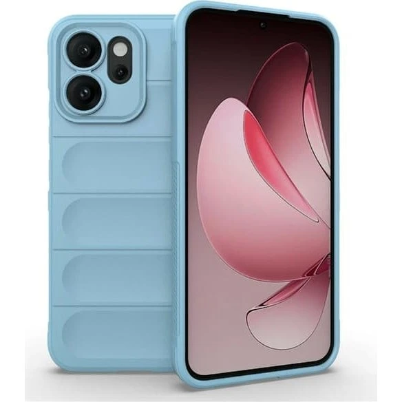 Oppo Reno14 Cover - Blødt grebsformet - Babyblå