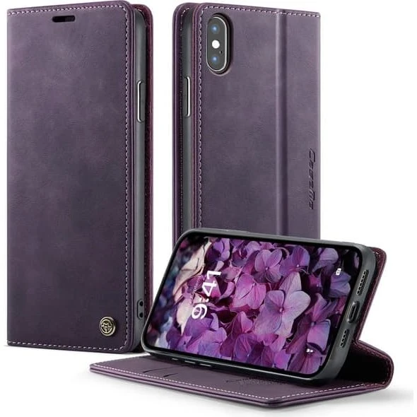 CaseMe Vintage etui til iPhone Xs Max - Lilla