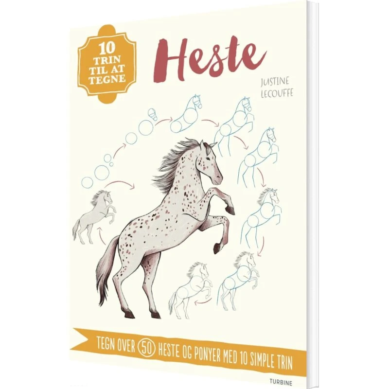 10 trin til at tegne heste – Justine Lecouffe