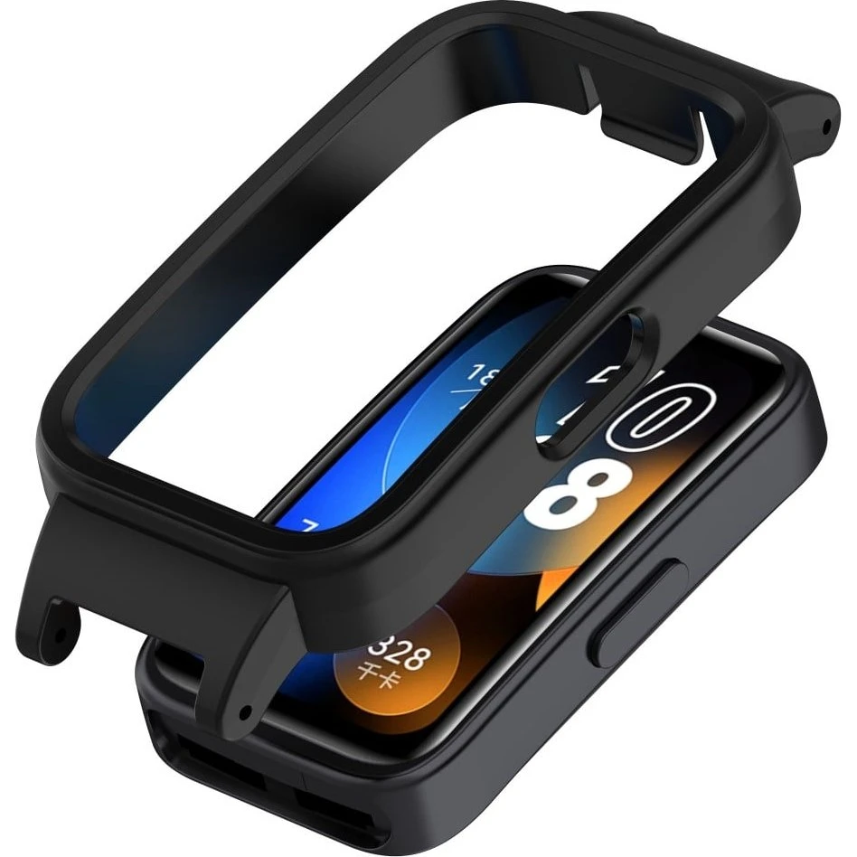 Huawei Band 10/9/8 Beskyttelsesramme 12mm - Sort