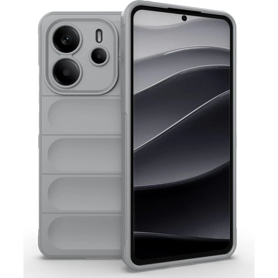 Xiaomi Redmi Note 14 5G Cover - Blødt greb - Lysegrå