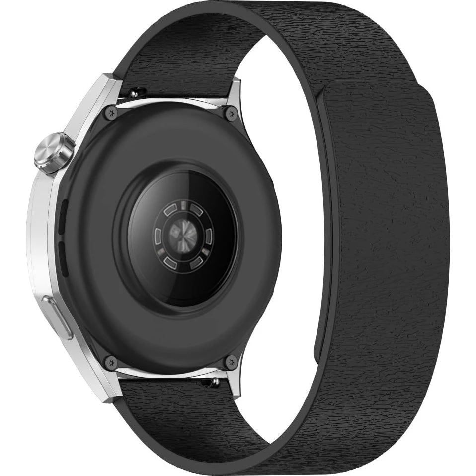 Urrem Huawei Watch GT 5/4/3/2 46mm Cloud Wood Grain Silikone Rem